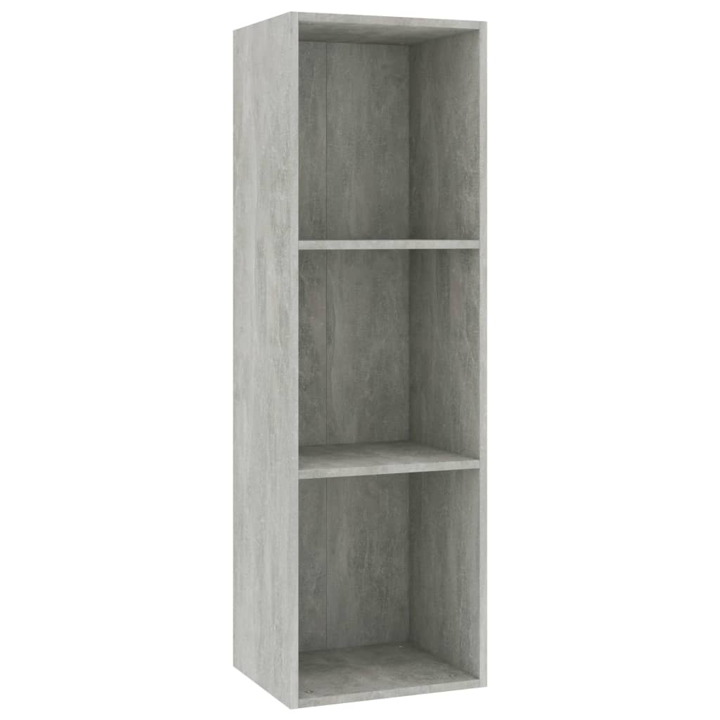 Book Cabinet/TV Cabinet Concrete Grey 36x30x114 cm Engineered Wood